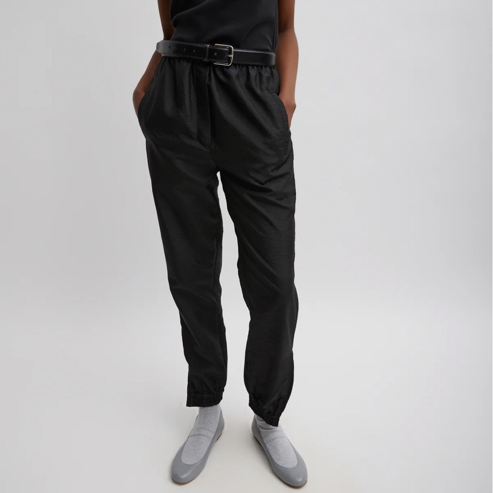 Tibi Crispy Nylon Kat Joggers